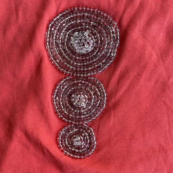 TORY BURCH Beaded Tank Top size xsmall - Picture 6 of 9